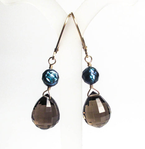 Drop Of Night Earrings